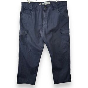 Flame Resistant Cargo Pants FR Trousers Mens 44x31 FLAW LAPCO Blue Workwear CAT2